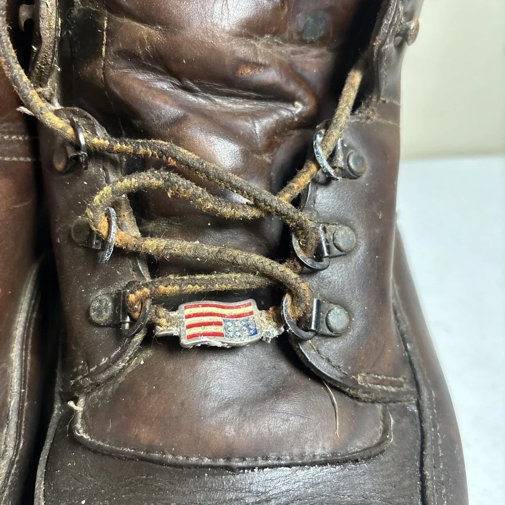 Red Wing 2156 Men's 11 Chukka Ankle Work Distressed Brown Leather Boots Shoes‎